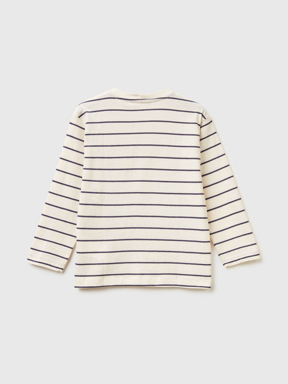 T-shirt às riscas com estampa - ucb_image_BS