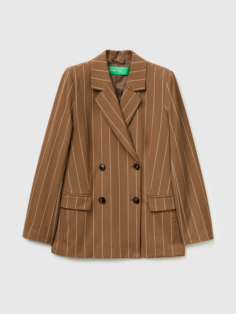 Double-breasted pinstriped jacket - ucb_image_FS