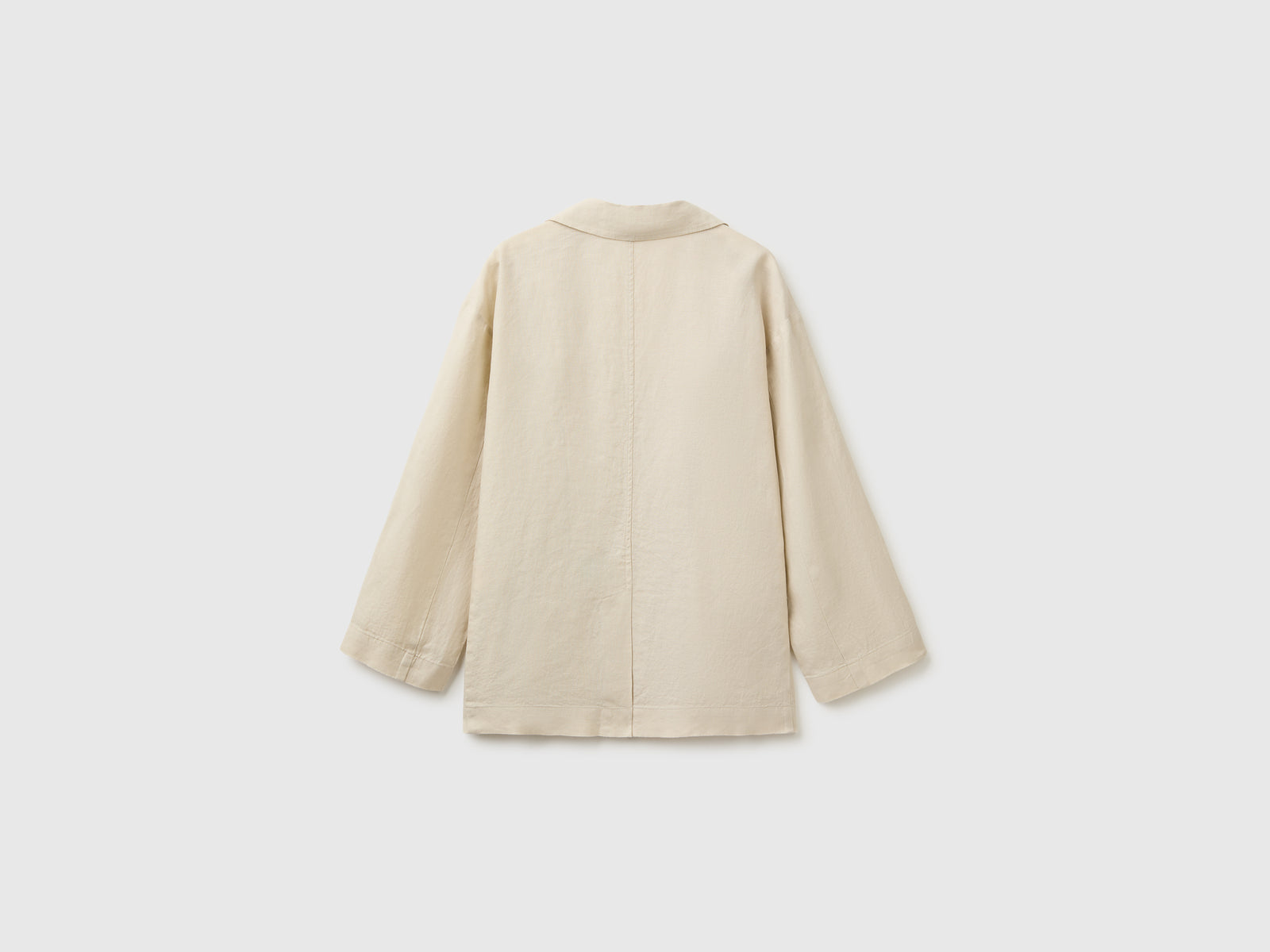 Blazer de abotoadura simples em 100% linho - ucb_image_BS