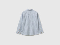 Striped linen blend shirt - ucb_image_BS