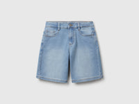 Straight Bermuda shorts in stretch denim - ucb_image_FS