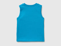Organic cotton tank top with logo print - ucb_image_BS