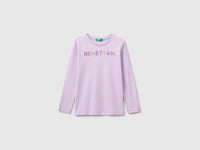 T-shirt de manga comprida com estampa glitter - ucb_image_FS