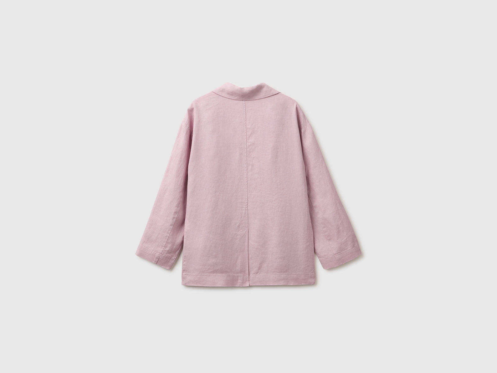 Blazer de abotoadura simples em 100% linho - ucb_image_BS