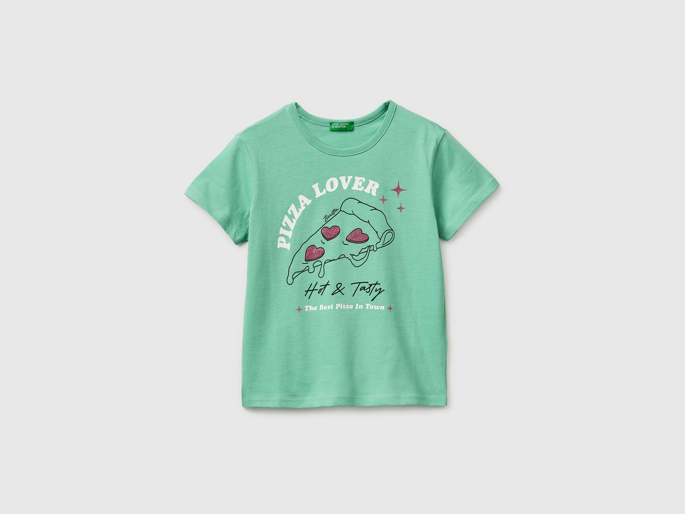 T-shirt with print and glitter - ucb_image_FS