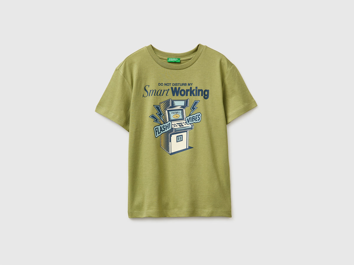 Organic cotton printed T-shirt - ucb_image_FS