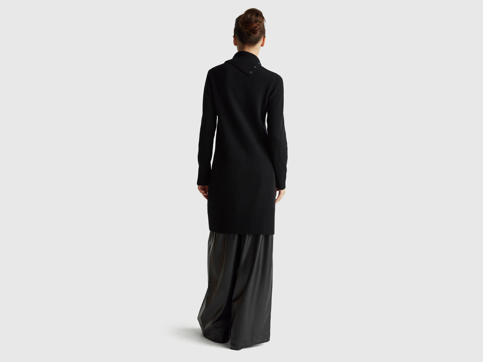 Vestido midi em lã mista - ucb_image_B