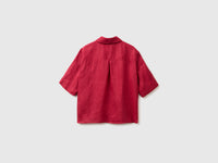Short shirt in pure linen - ucb_image_BS