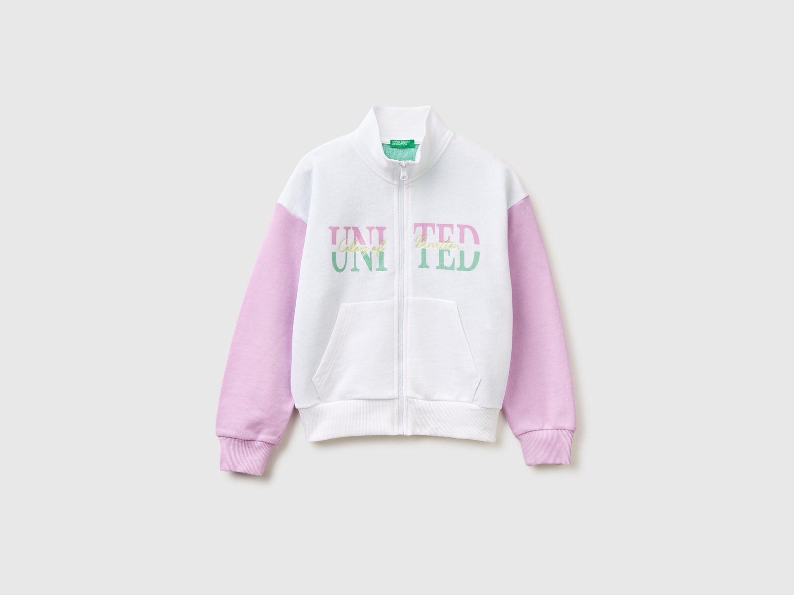 Zip-up sweatshirt with print - ucb_image_FS