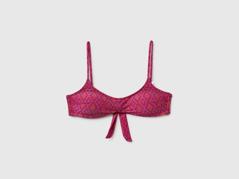 Brassiere de biquíni com estampado étnico e lurex - ucb_image_FS