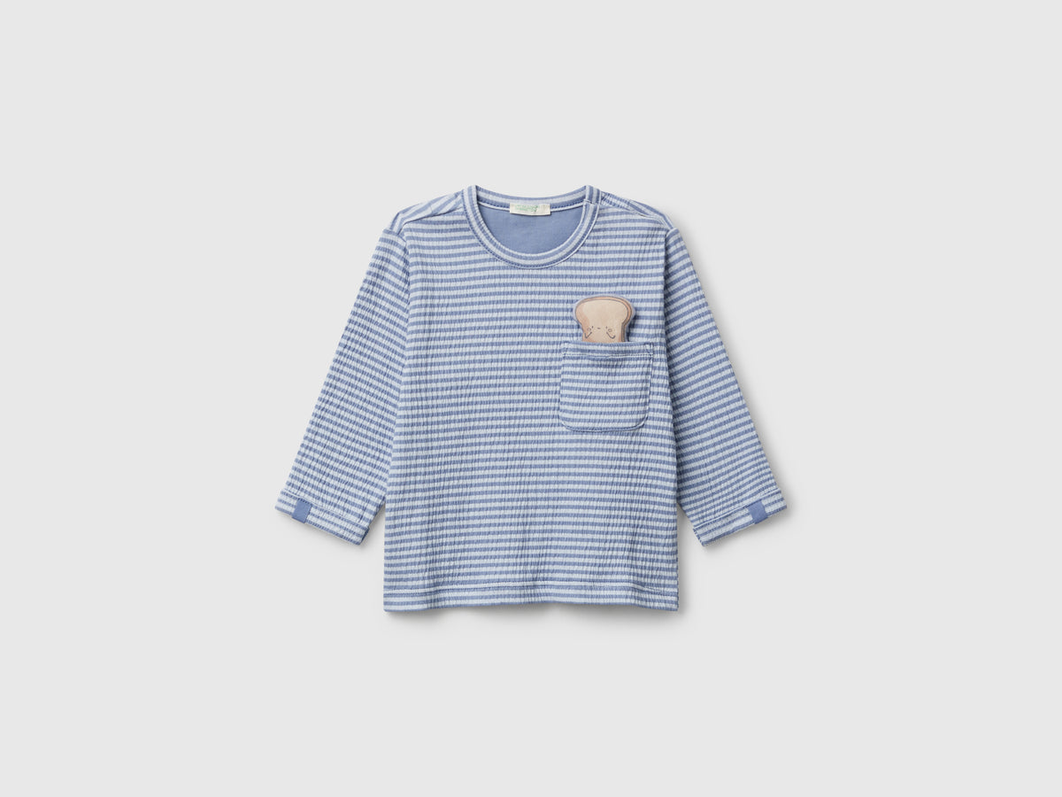 T-shirt com bolso pequeno e patch - ucb_image_FS