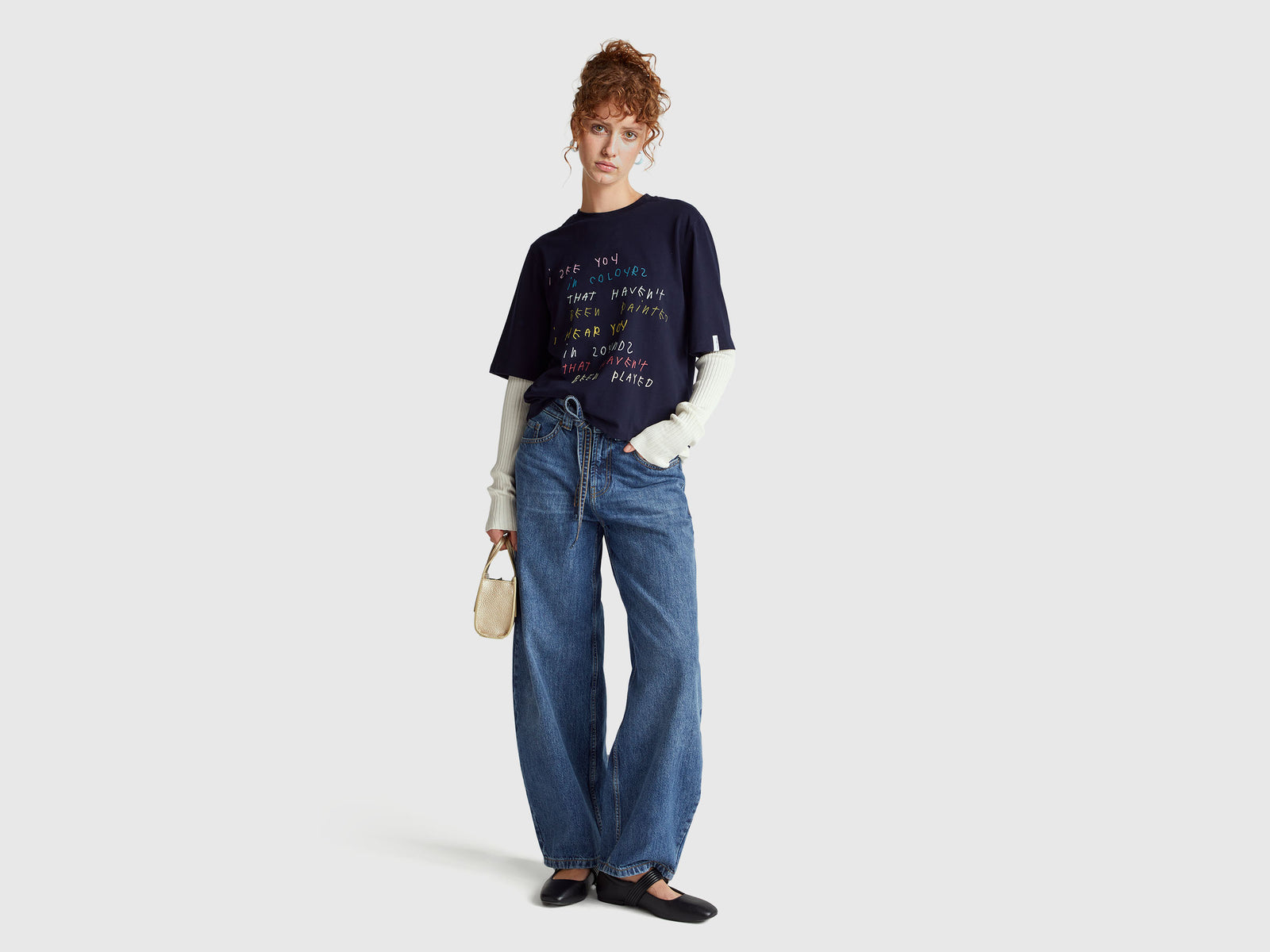 Dark blue t-shirt with Coco Capitán print