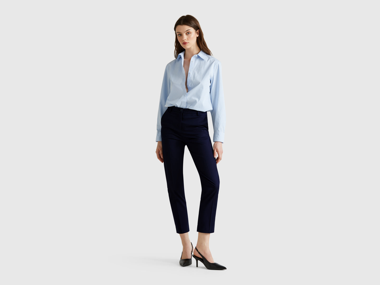 Stretch cotton chinos