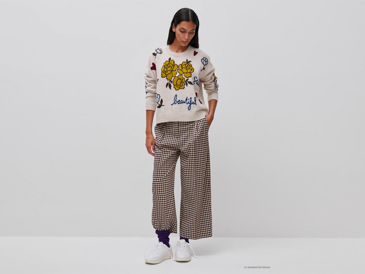 Gingham trousers
