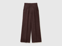 Palazzo trousers in pure linen - ucb_image_FS