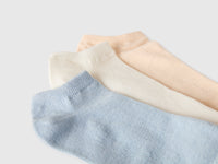 Three pairs of plain short socks - ucb_image_DS1