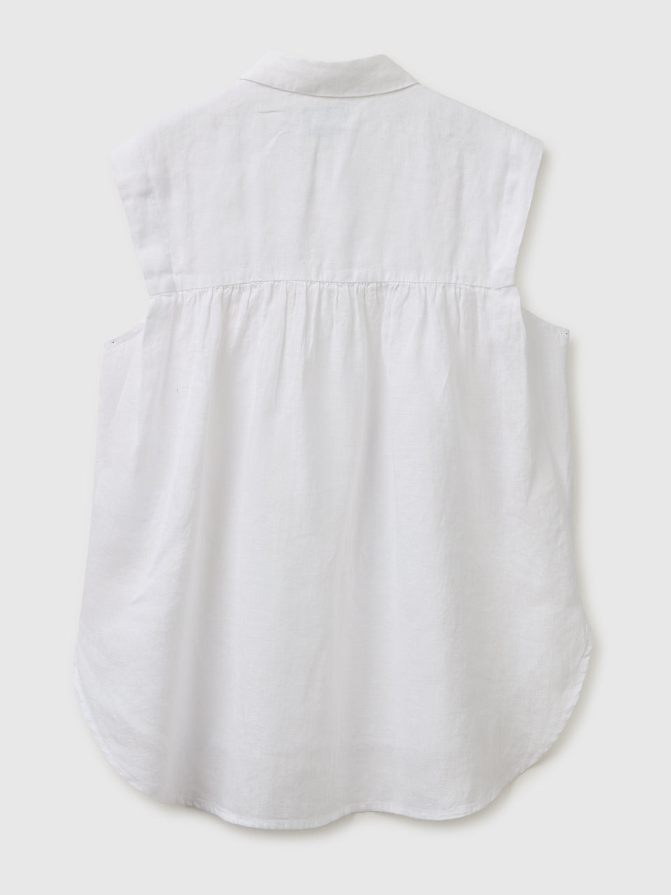 100% linen sleeveless blouse - ucb_image_BS