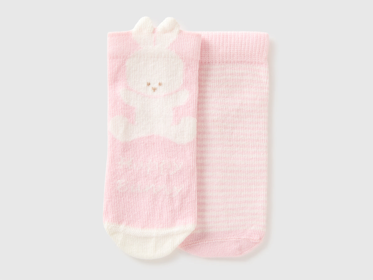 Set of socks with stripes and bunny - ucb_image_FS
