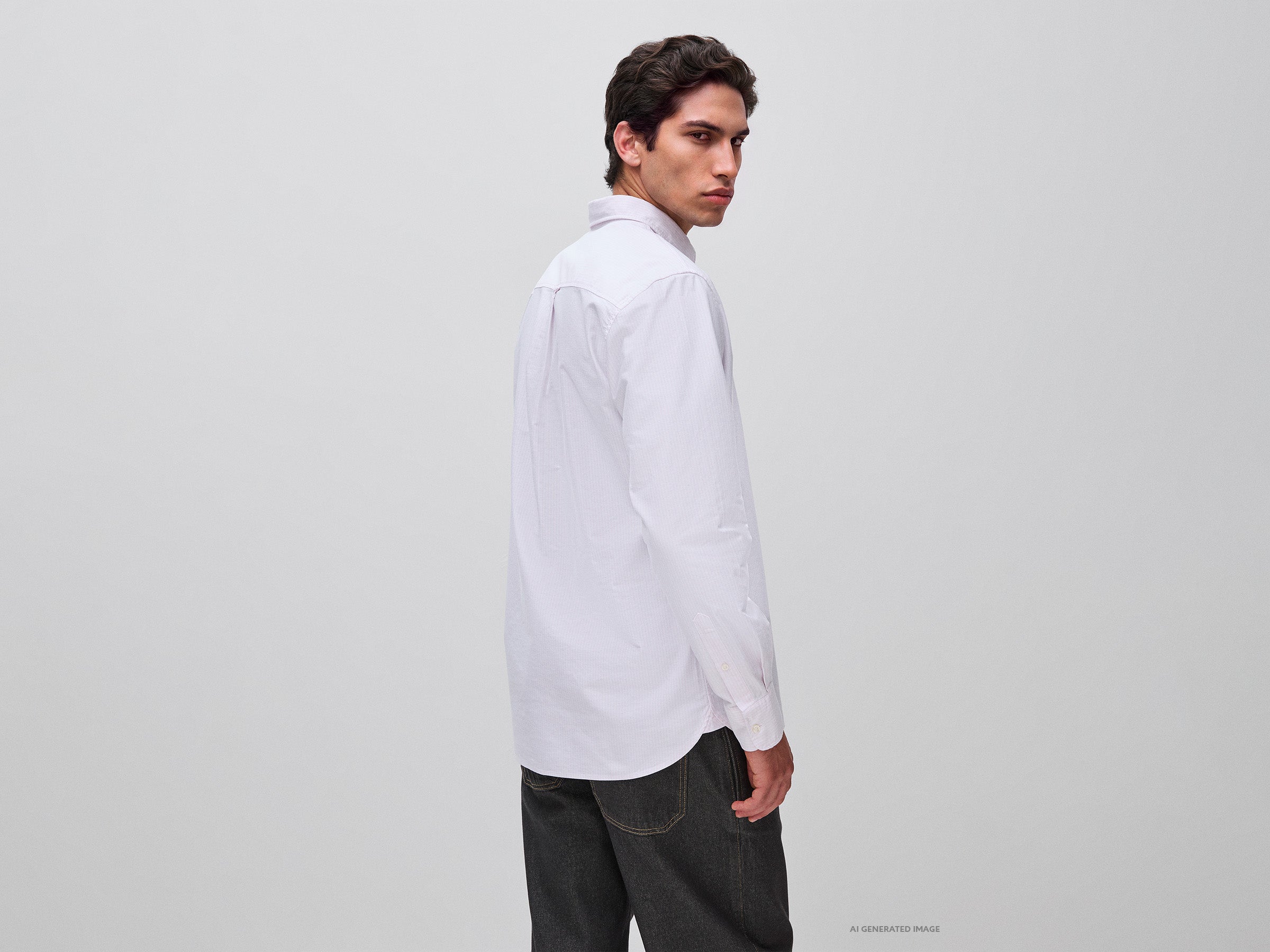 Camisa às riscas button down - ucb_image_B