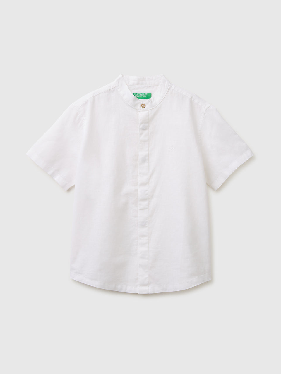 Short-sleeved linen blend shirt - ucb_image_FS