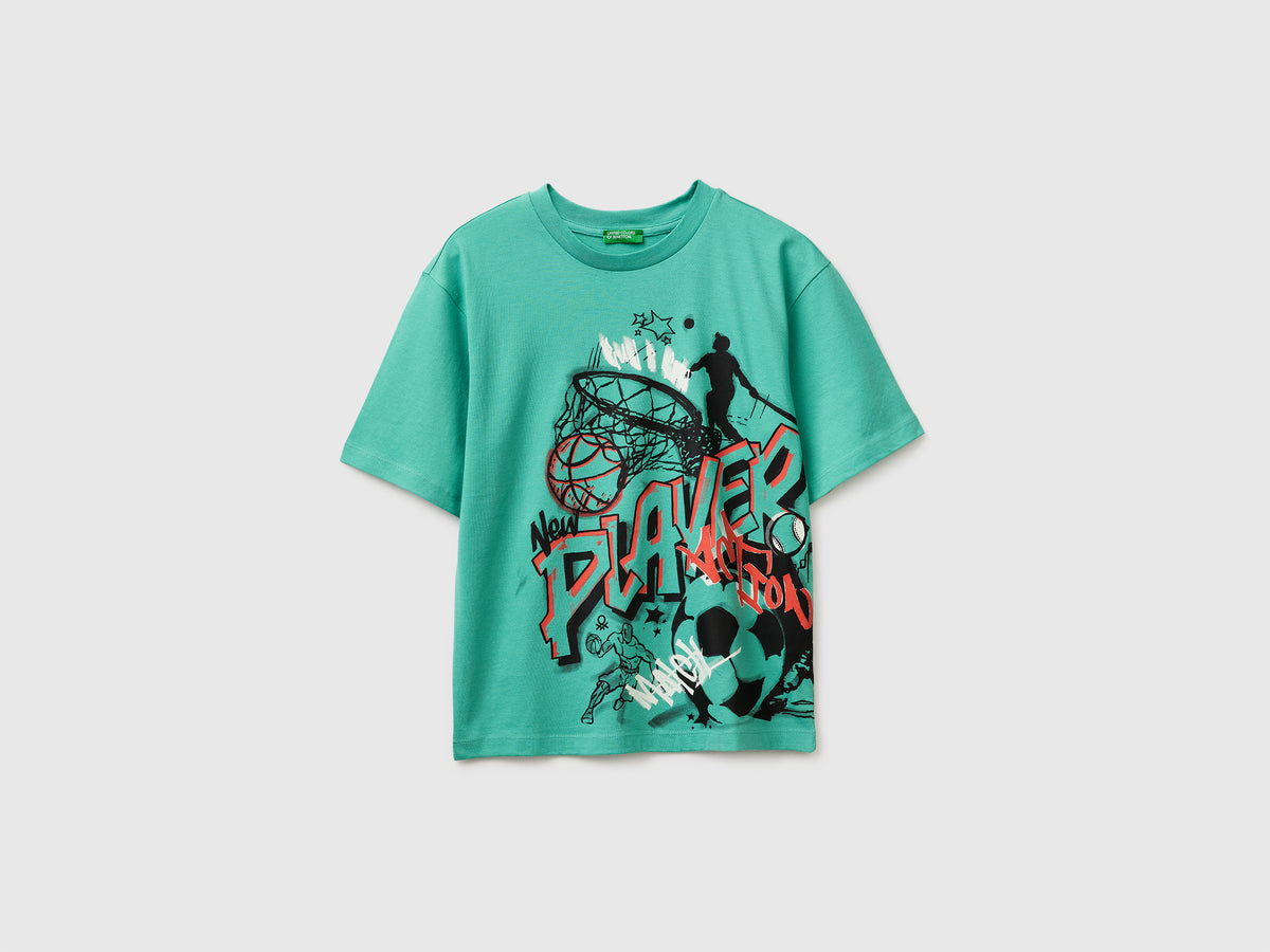 Graffiti print T-shirt - ucb_image_FS
