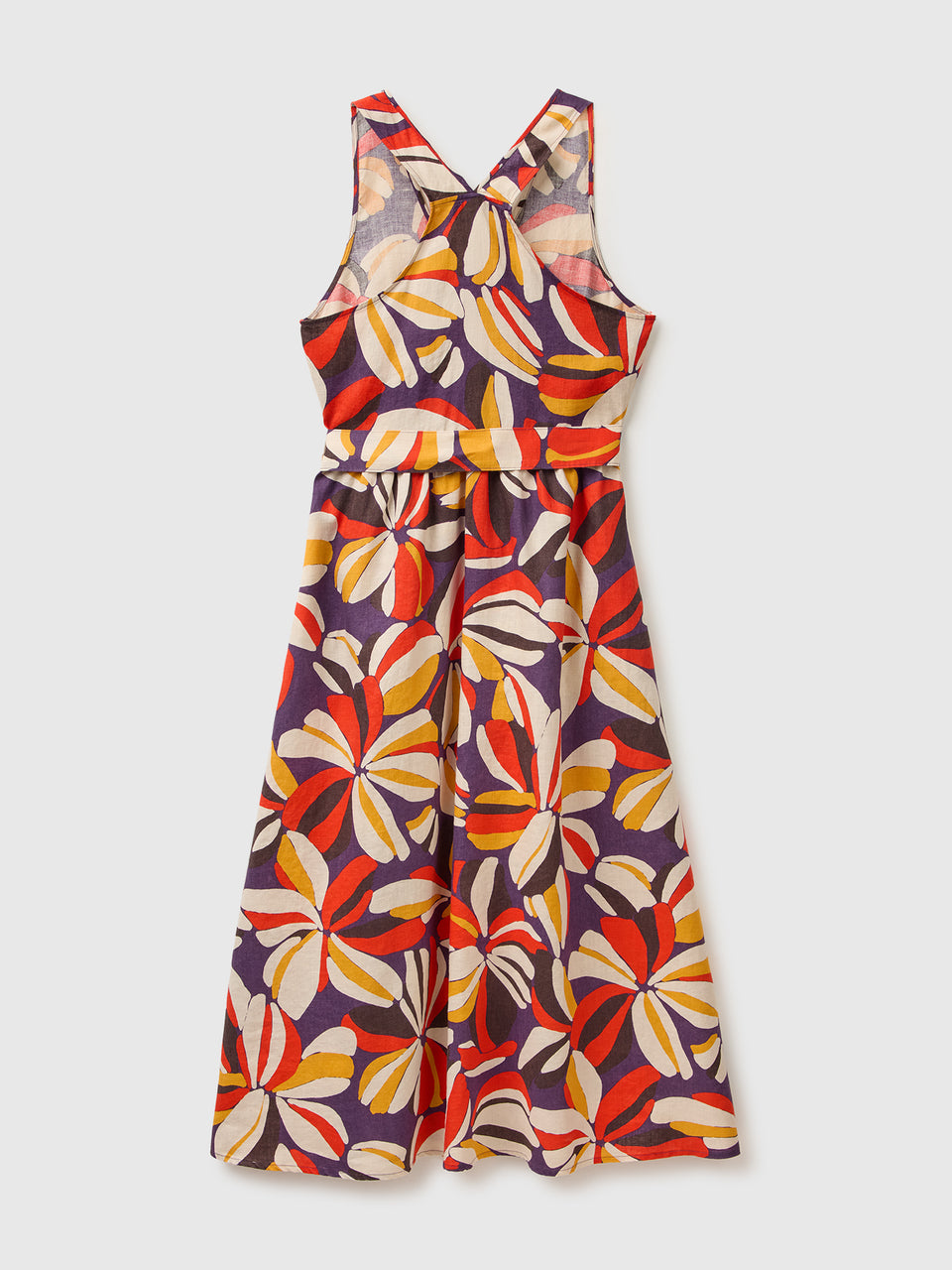Printed dress in pure linen - ucb_image_BS