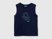Organic cotton tank top with logo print - ucb_image_FS