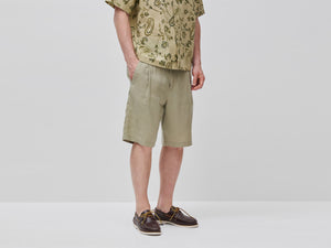 Bermuda-Shorts aus reinem Leinen