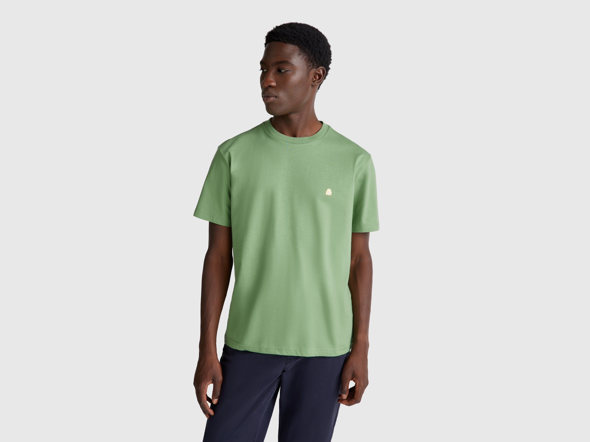 T-shirt básica de algodão  - ucb_image_F