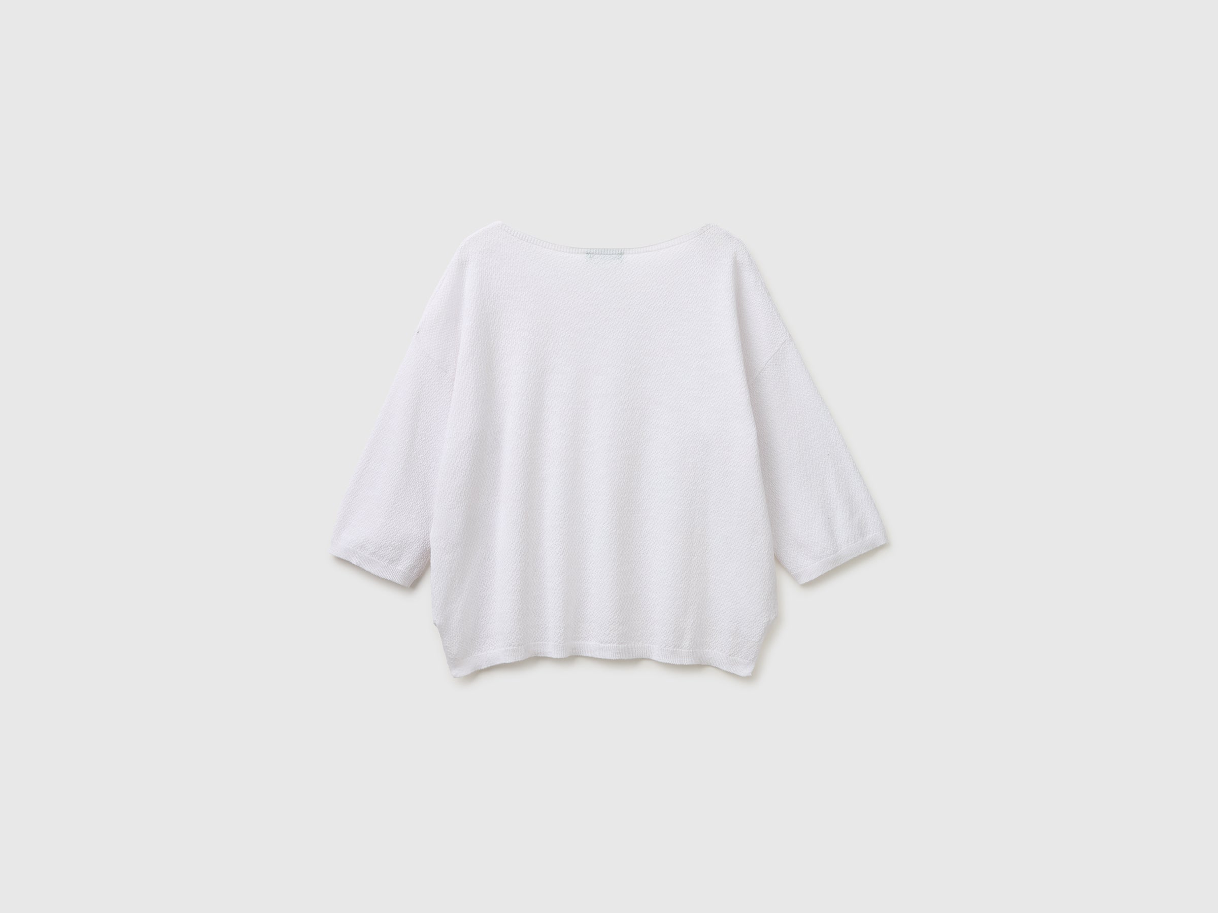 Camisola boxy fit em mistura de linho - ucb_image_BS