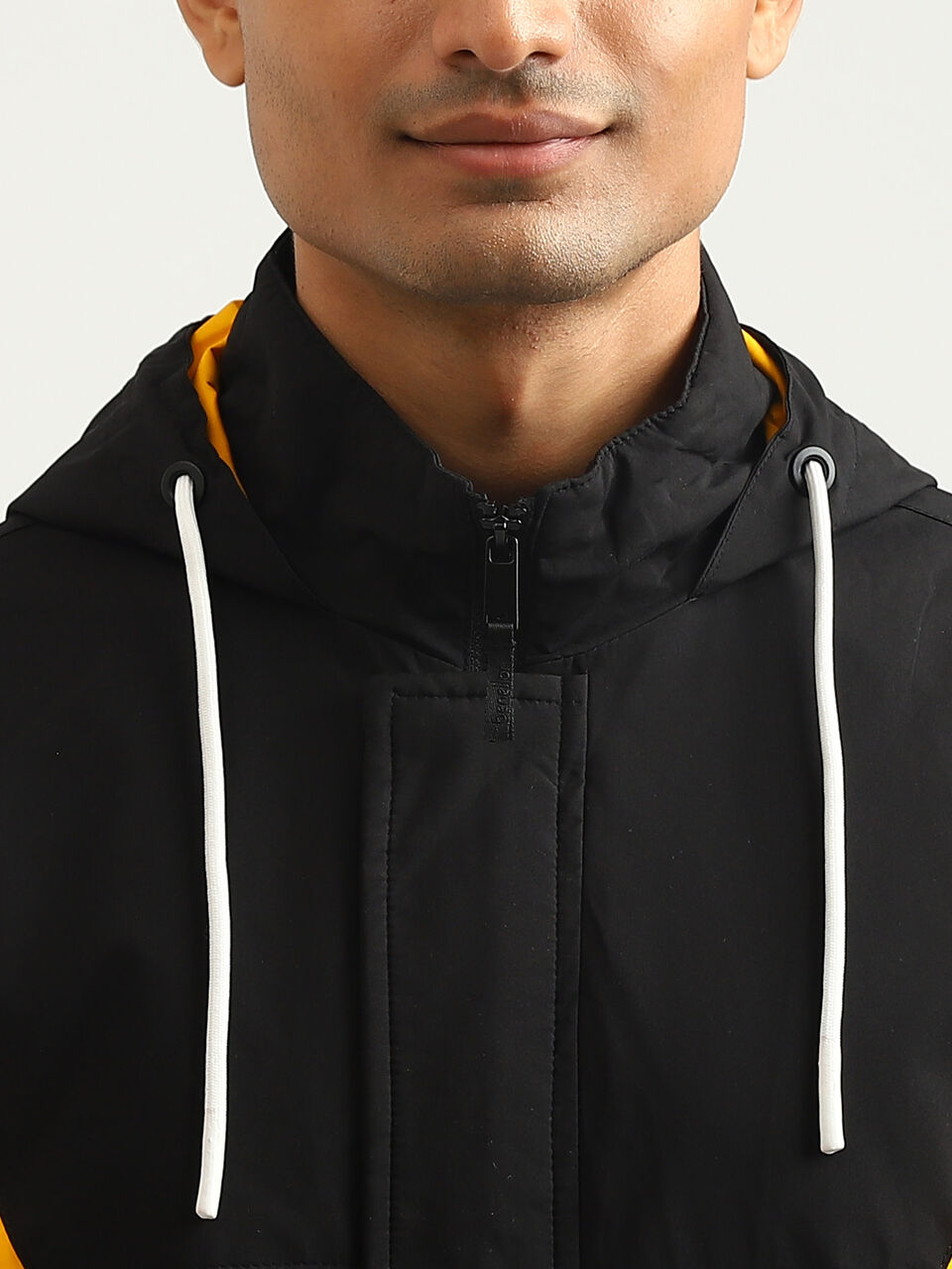 RAGLAN SLEEVE COLOR BLOCK JACKET image number null