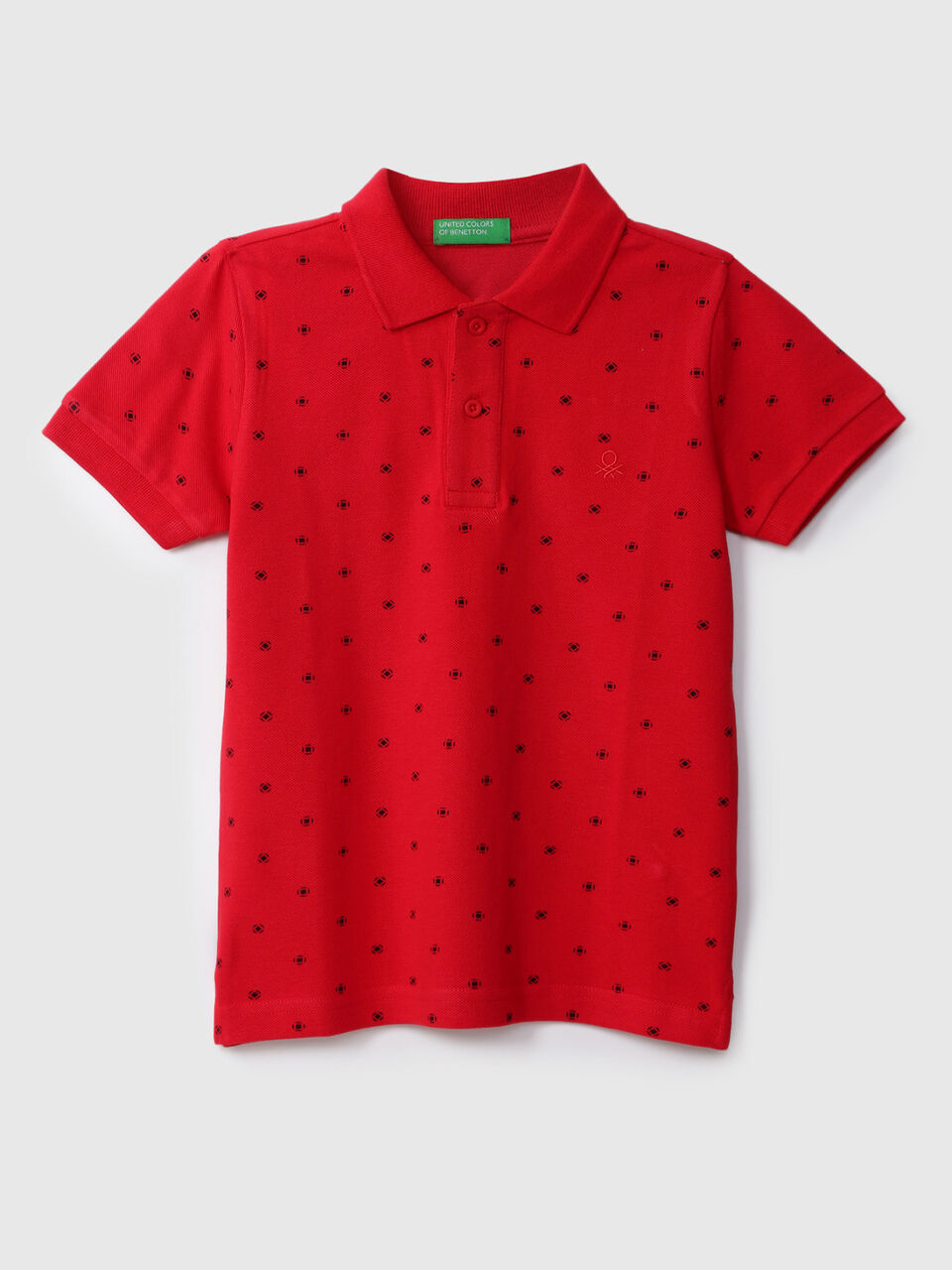 PIQUE AOP PRINTED POLO image number 1