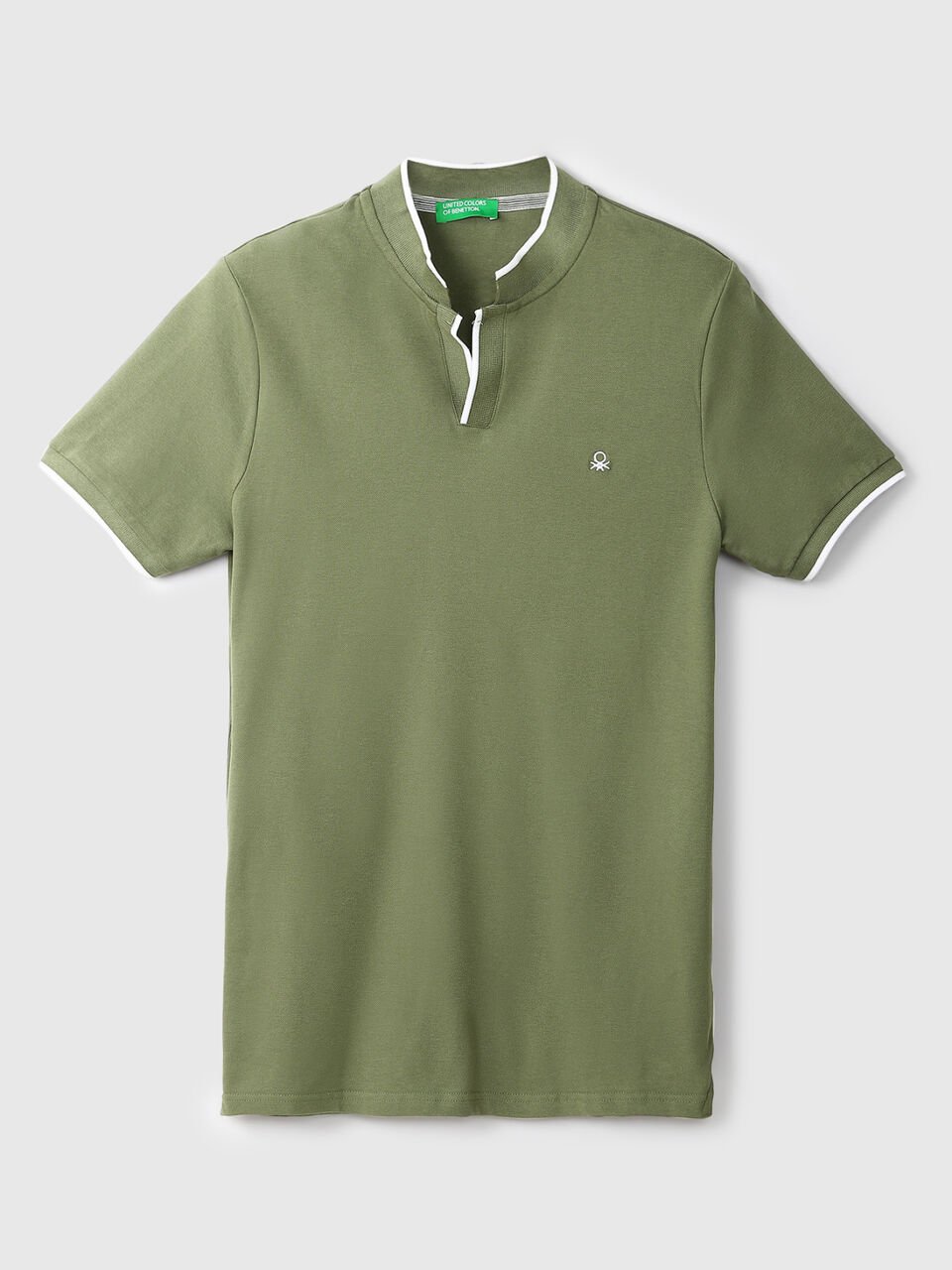 United Colors Of Benetton Johnny Collar T-Shirt image number 1