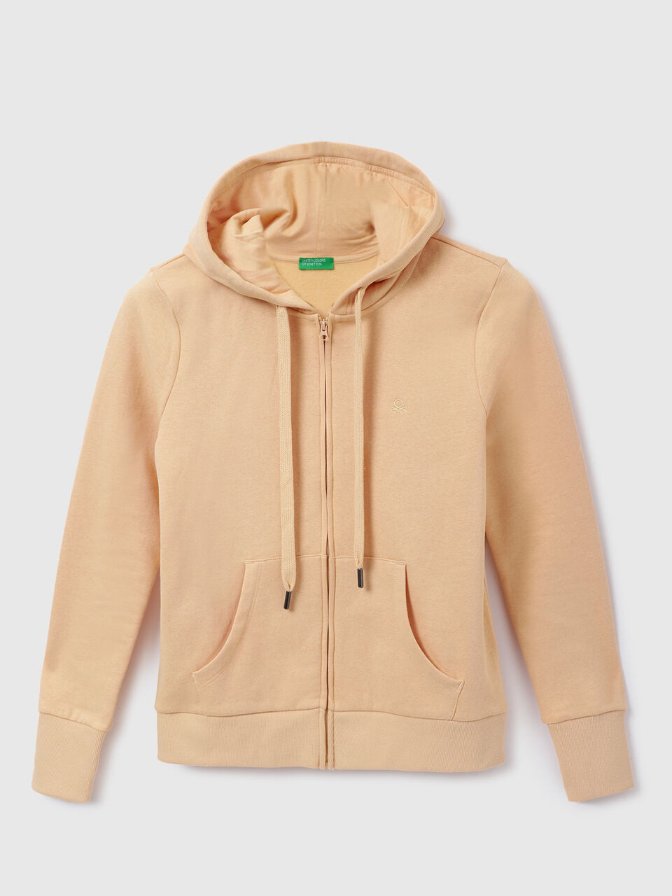 F/SLV FRONT OPEN SOLID SWEATSHIRT image number 1