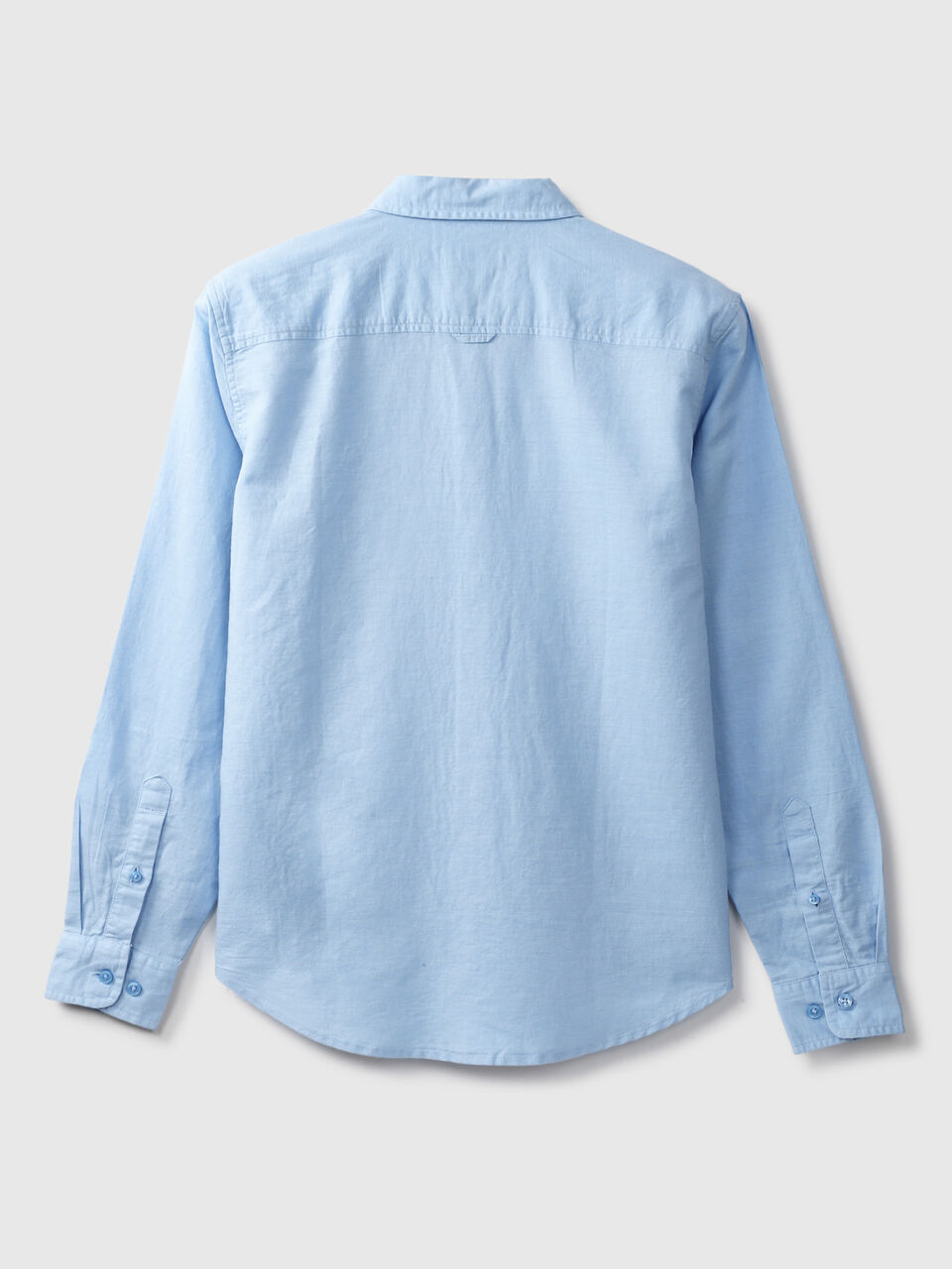 F/S LINEN REGULAR COLLAR SHIRT image number 2