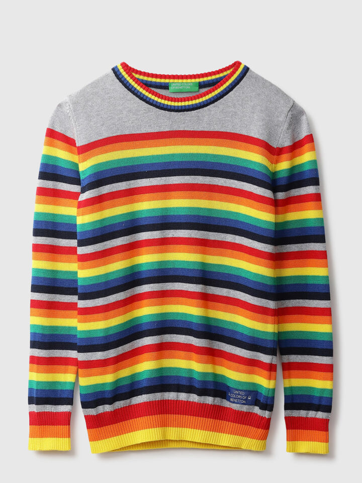 Multicolor Stripe Tricot