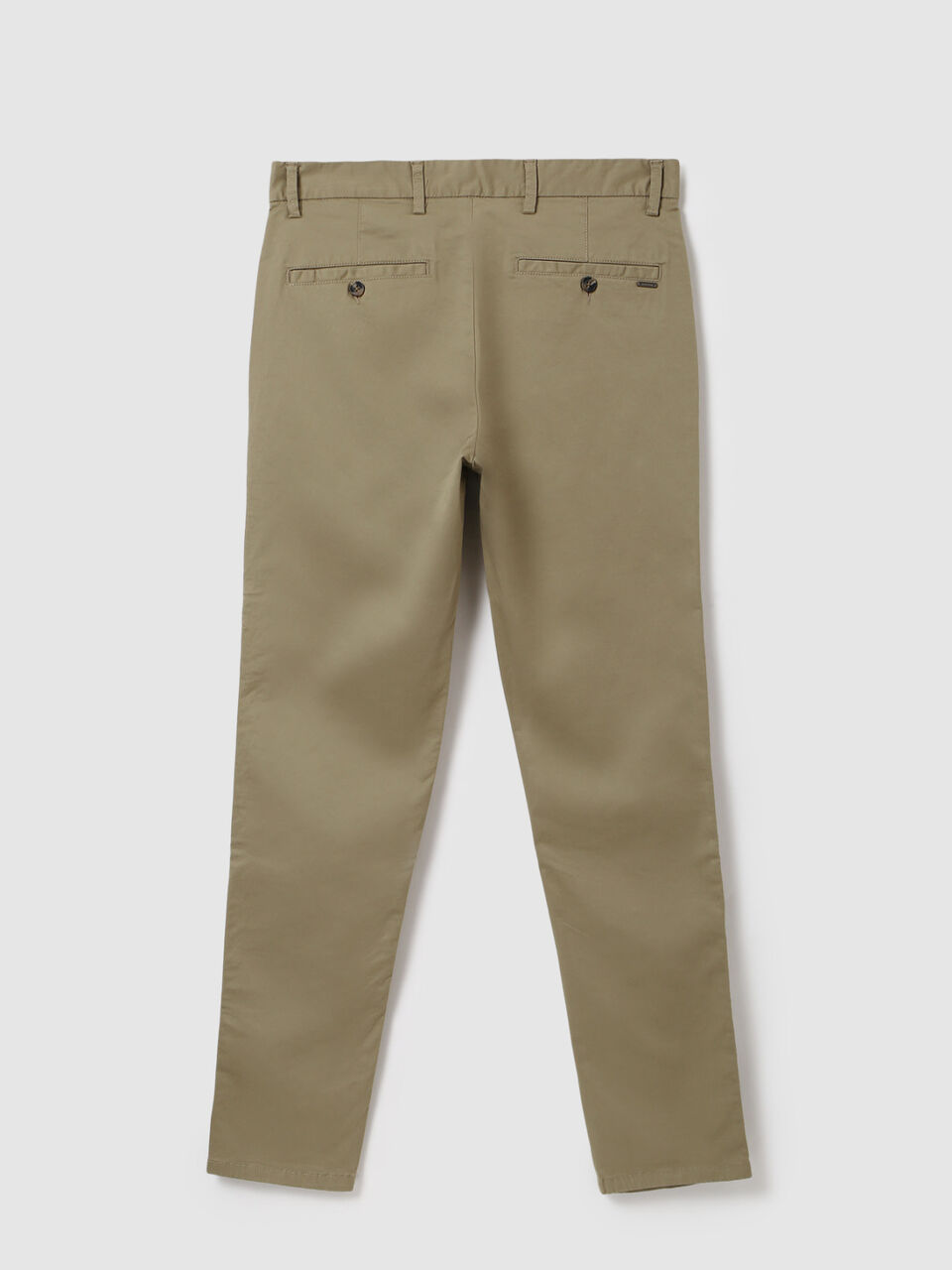 SLIM FIT STRETCH SATIN TROUSER image number 2