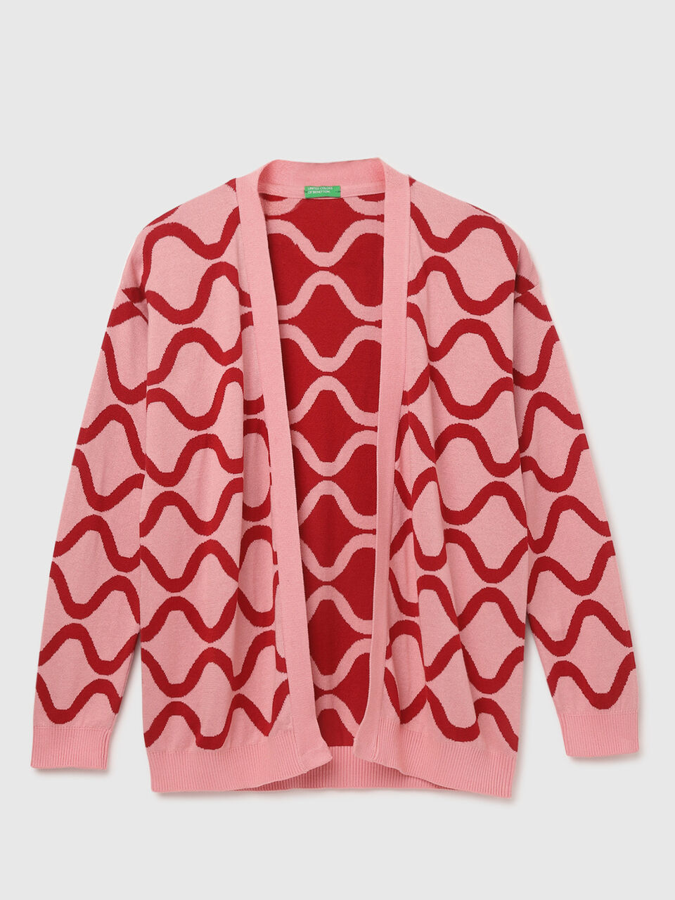 F/SLV OPEN CARDIGAN TRICOT image number 1