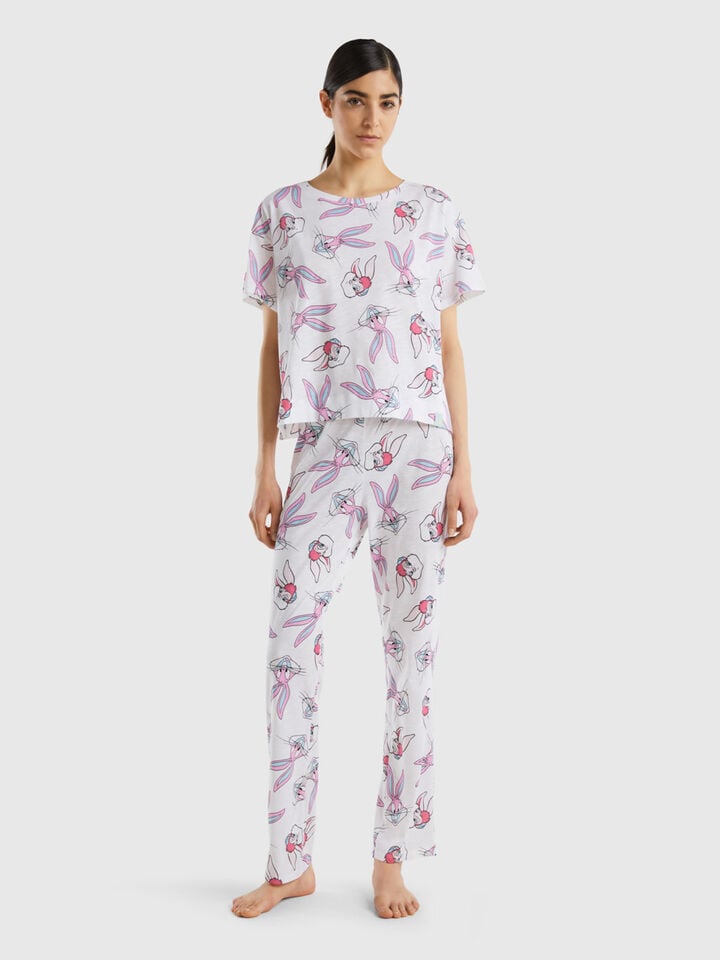 T-SHIRT AND TROUSER WITH ALL OVER PRINT