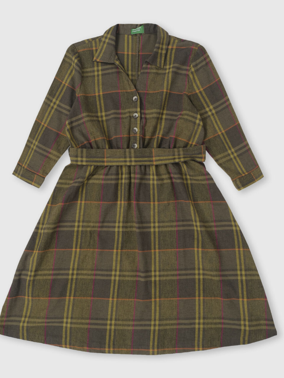 Basic Check Flannel Dress image number 1