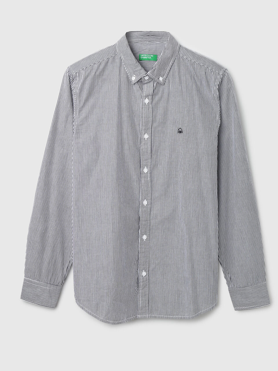 Button Down Collar Stripe Shirt image number 1