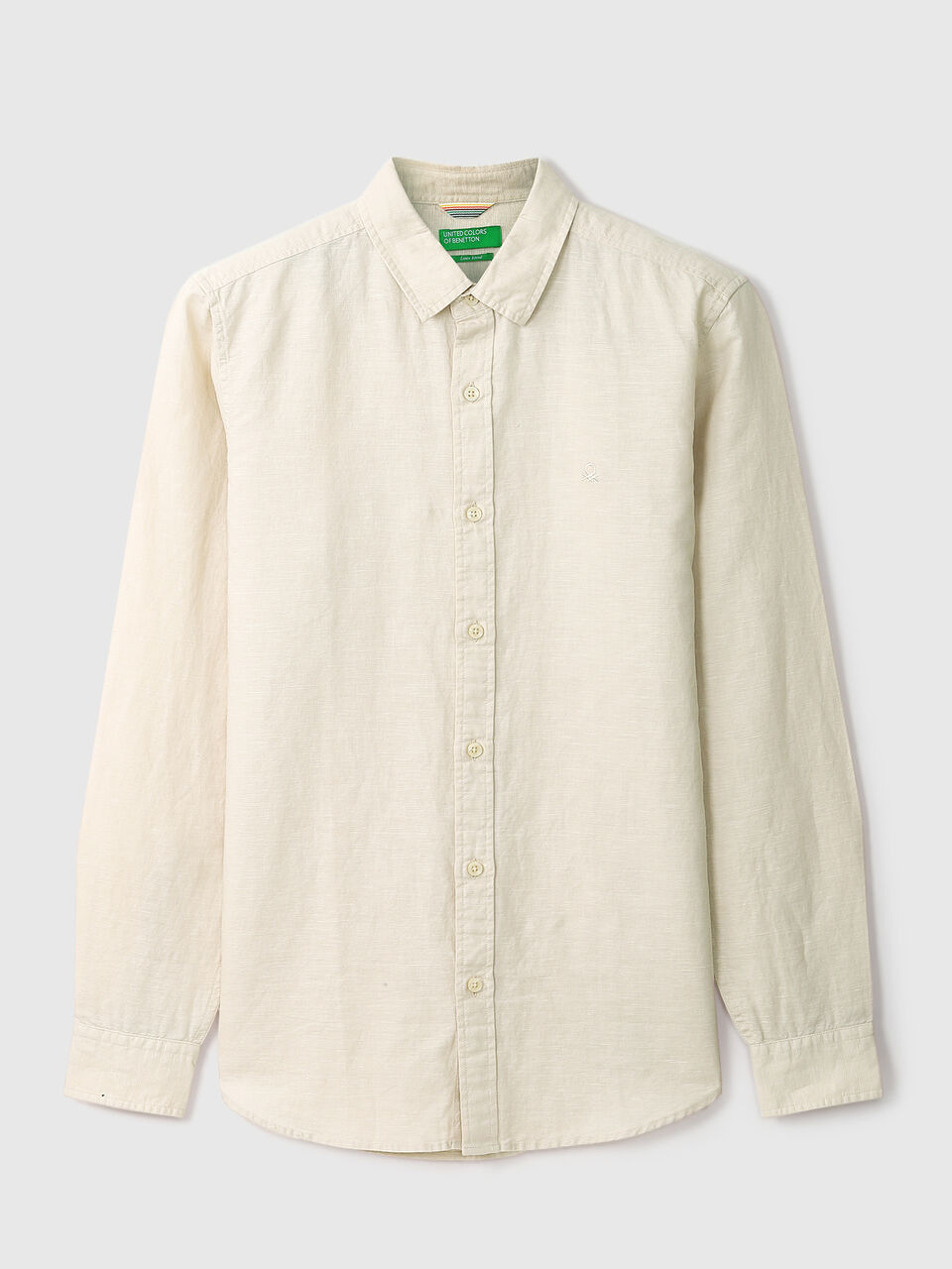 Full Sleeve Linen Regular Collar Shirt image number null