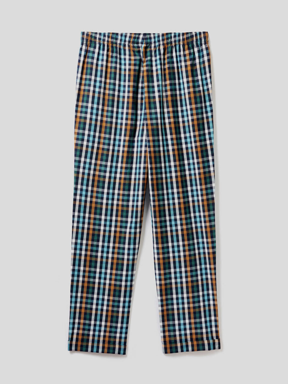 Karierte Hose mit Aufschlag image number 2