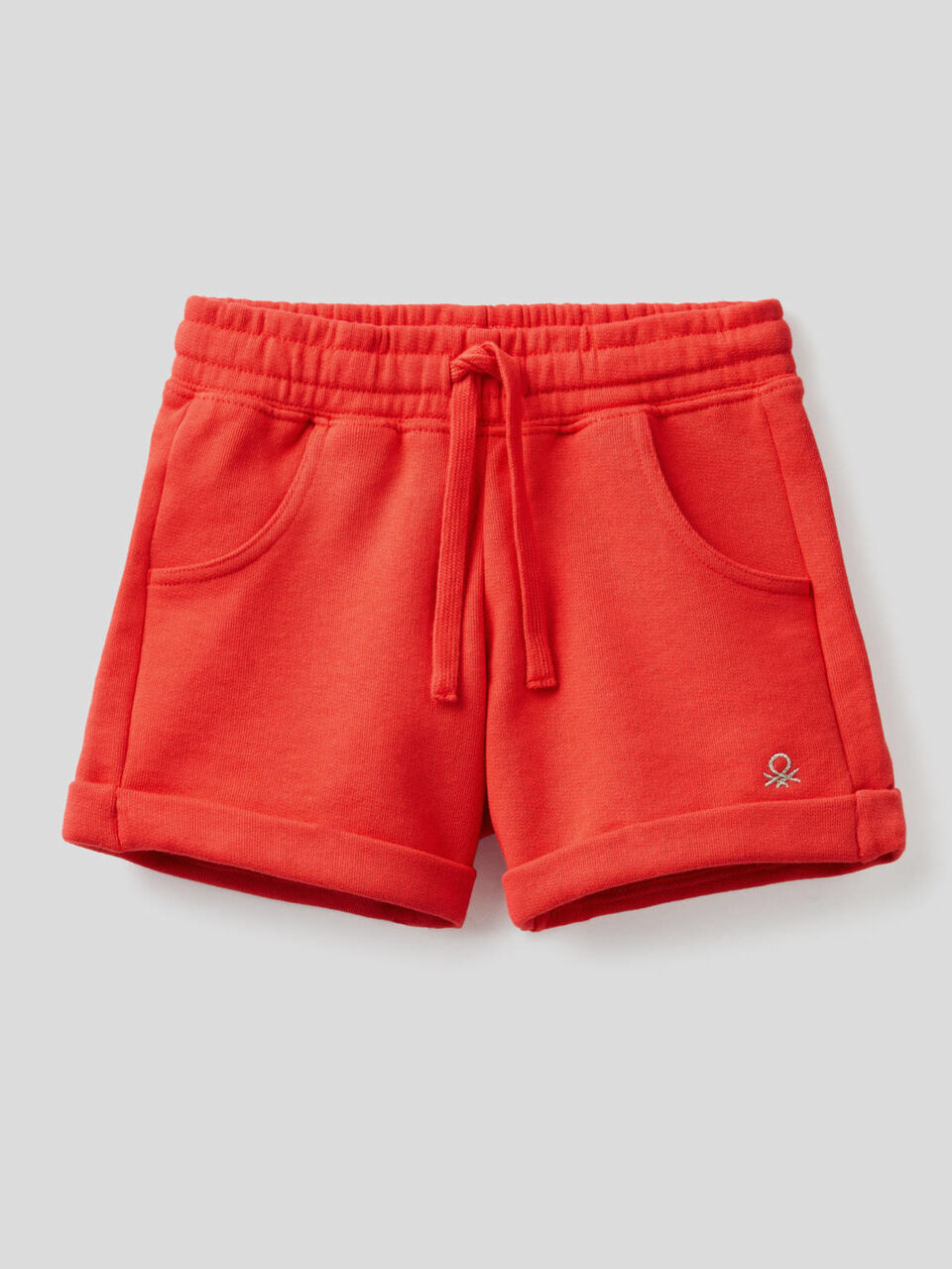 Shorts aus Sweatstoff in reiner Baumwolle image number null