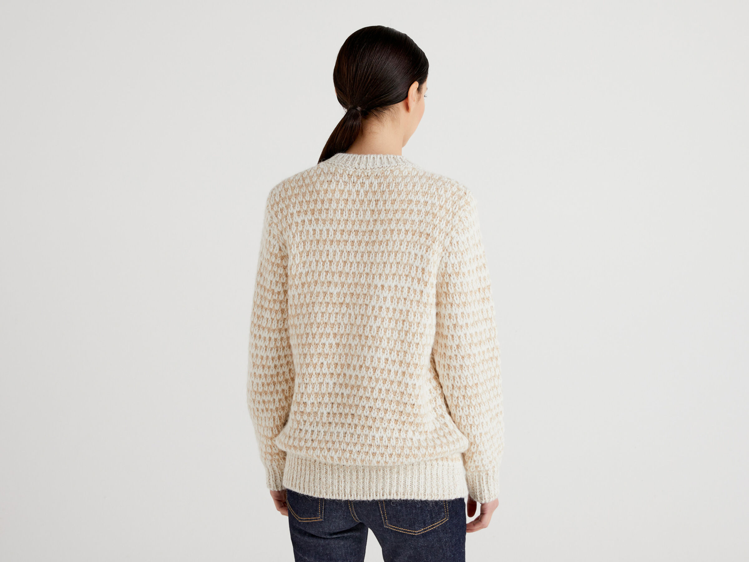 Pullover mit besonderer Verarbeitung und Lurex image number 2