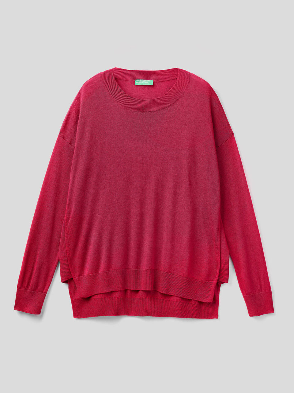 Pullover mit Schlitzen und lockerer Passform image number 1