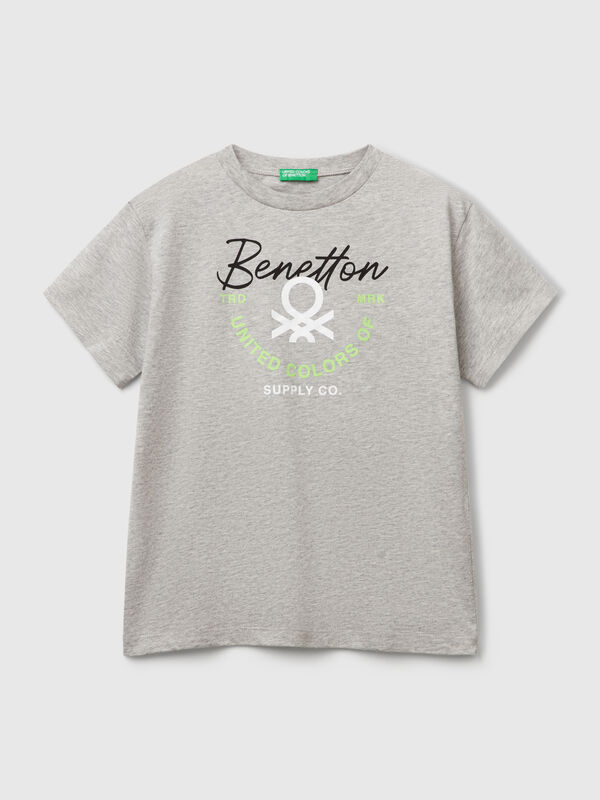 T-Shirt mit Logo Jungen