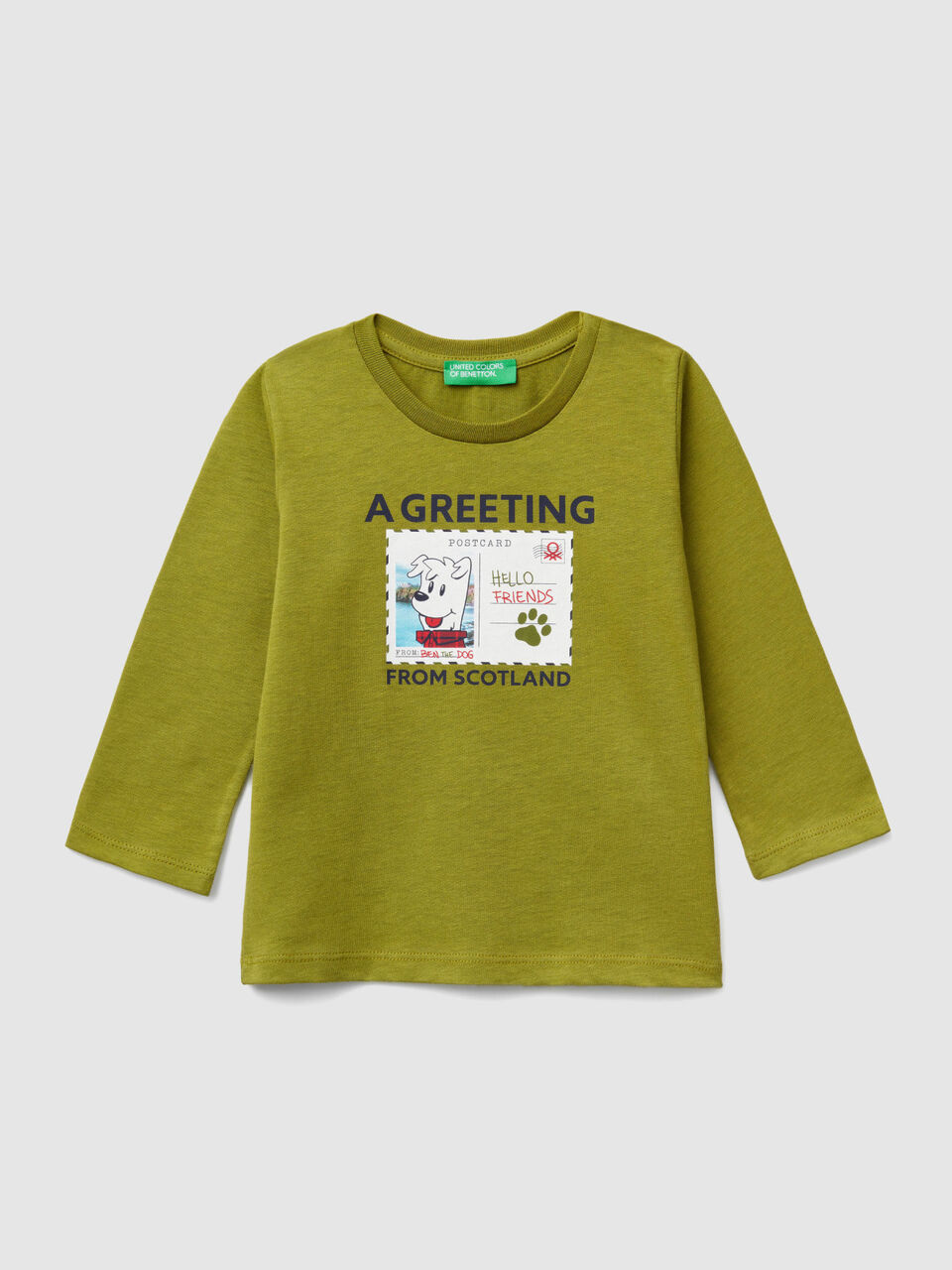T-Shirt mit Postkartenprint Jungen image number 1