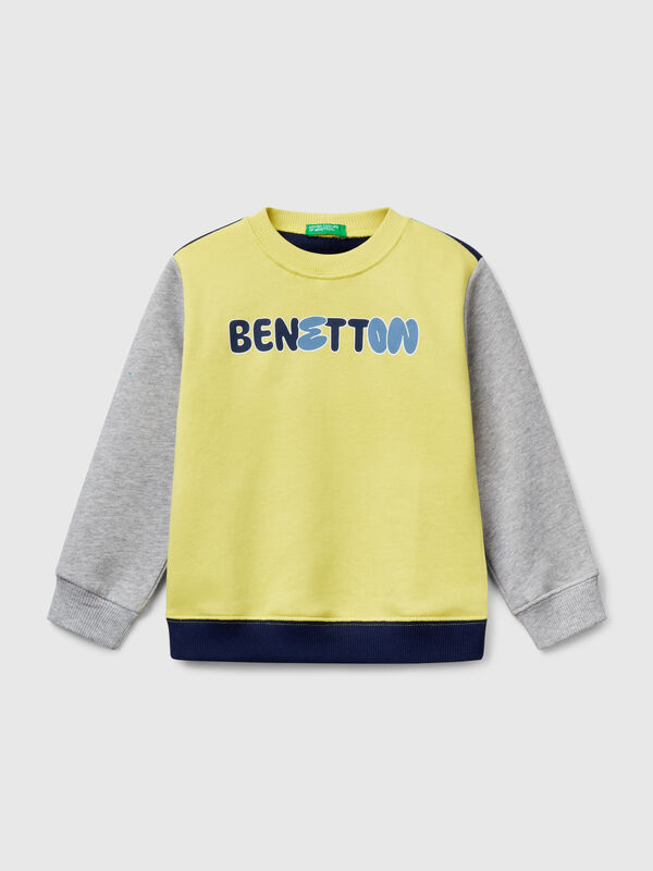Sweater aus Baumwolle mit Aufdruck Jungen