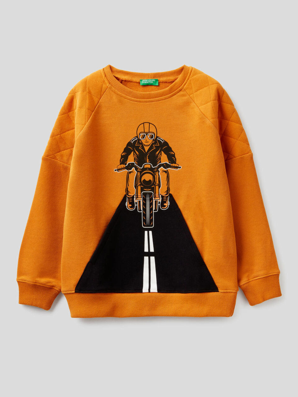 Sweatshirt mit Details im Lochmuster image number 1